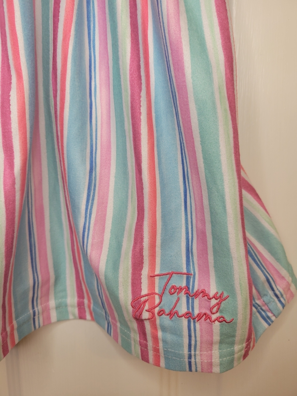 Tommy Bahama Pastel Multicolor Striped Sundress - Picture 6 of 6
